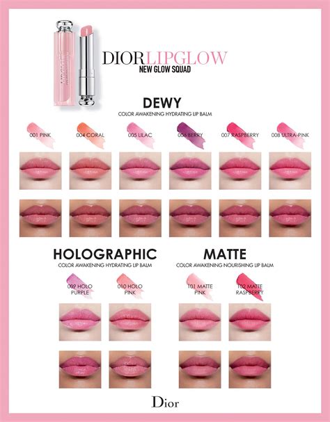 dior addict lip glow swatches.